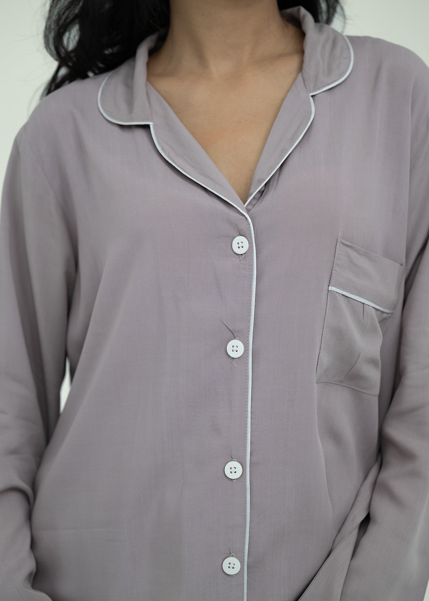 Linen Relaxed Fit Pajama Set