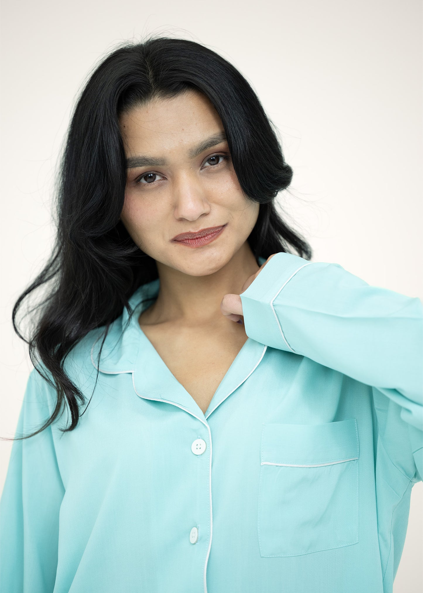 Linen Relaxed Fit Pajama Set