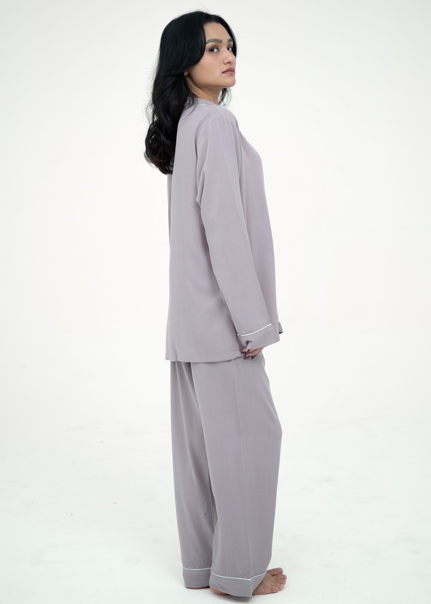 Linen Relaxed Fit Pajama Set