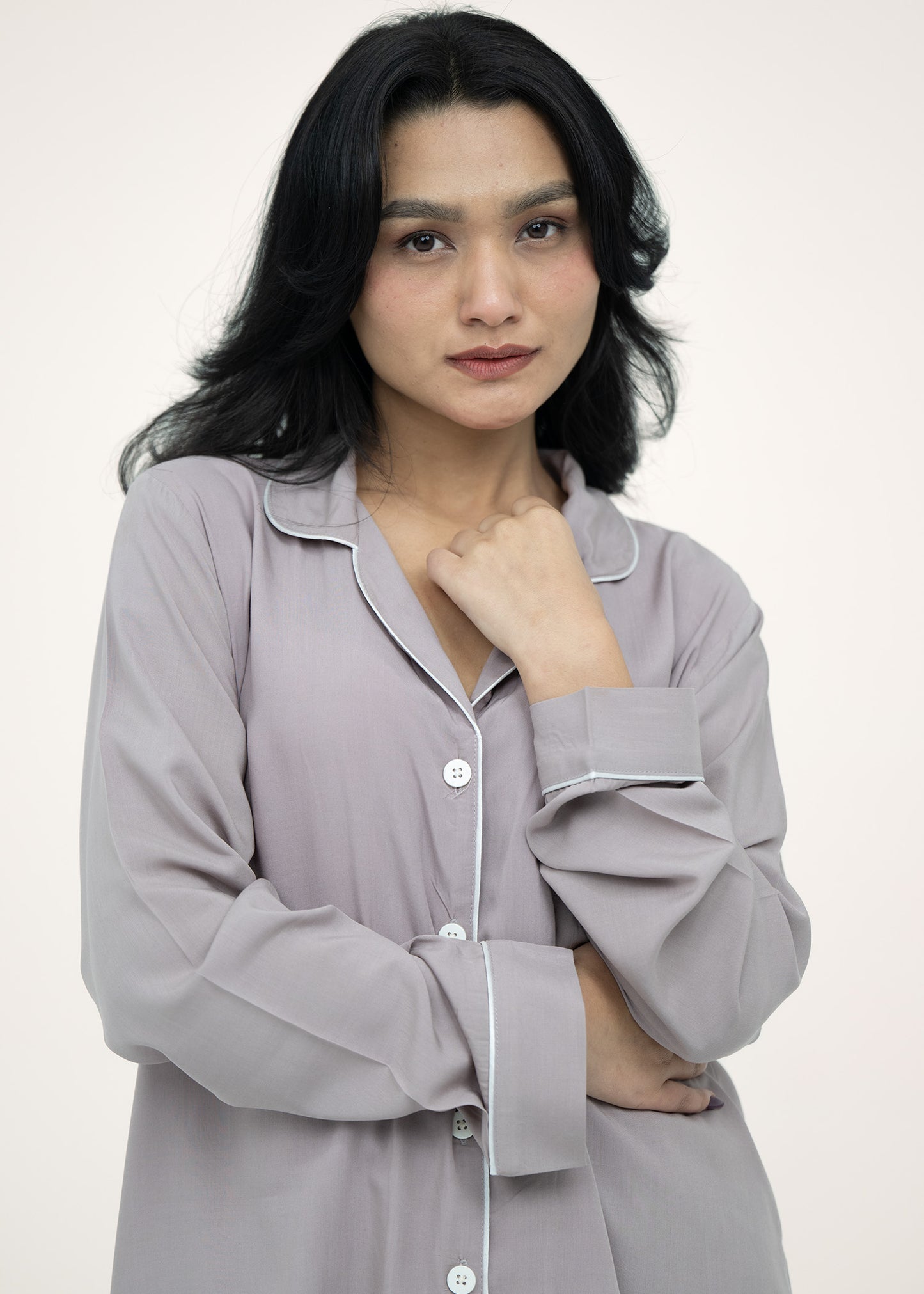 Linen Relaxed Fit Pajama Set