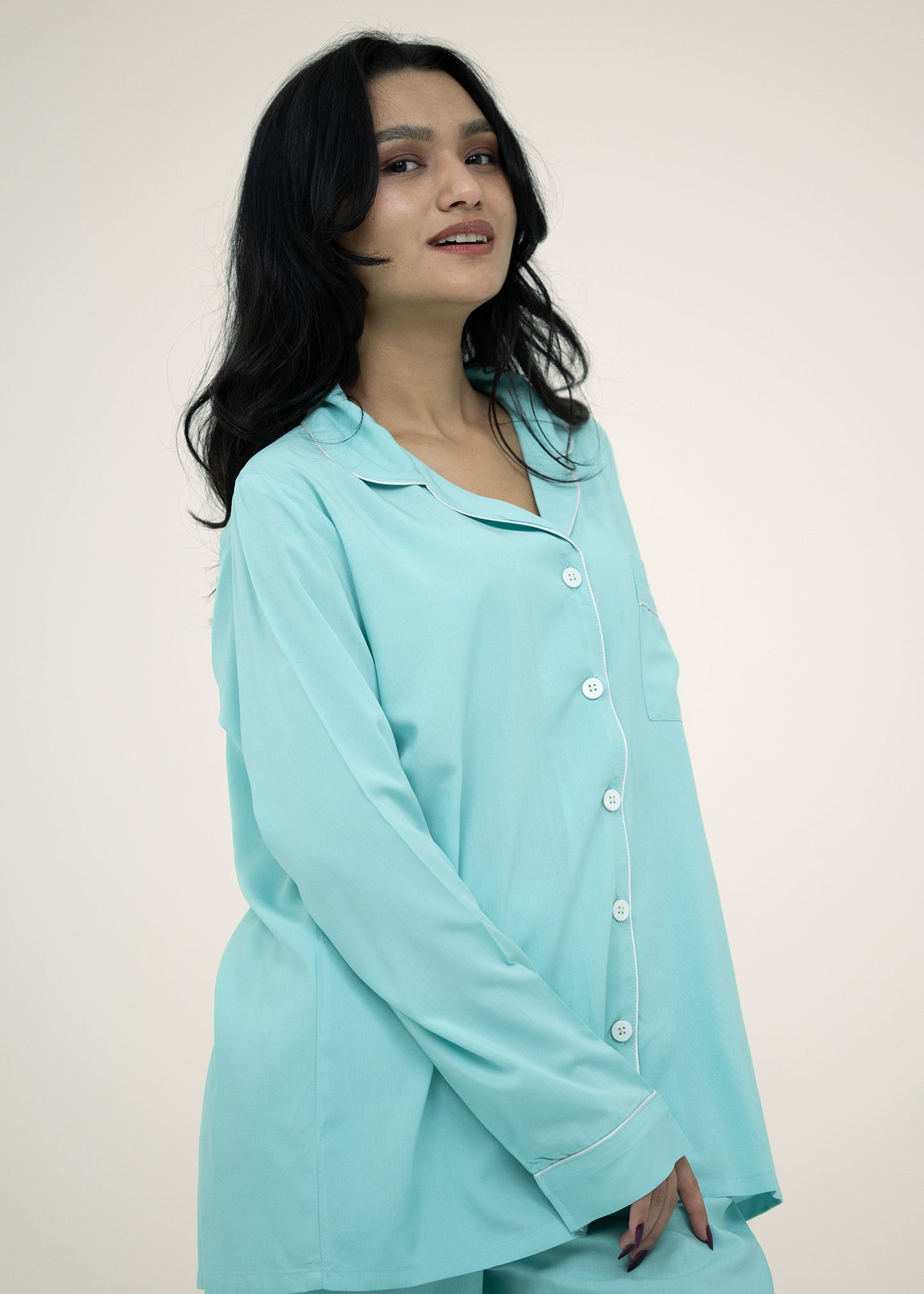 Linen Relaxed Fit Pajama Set